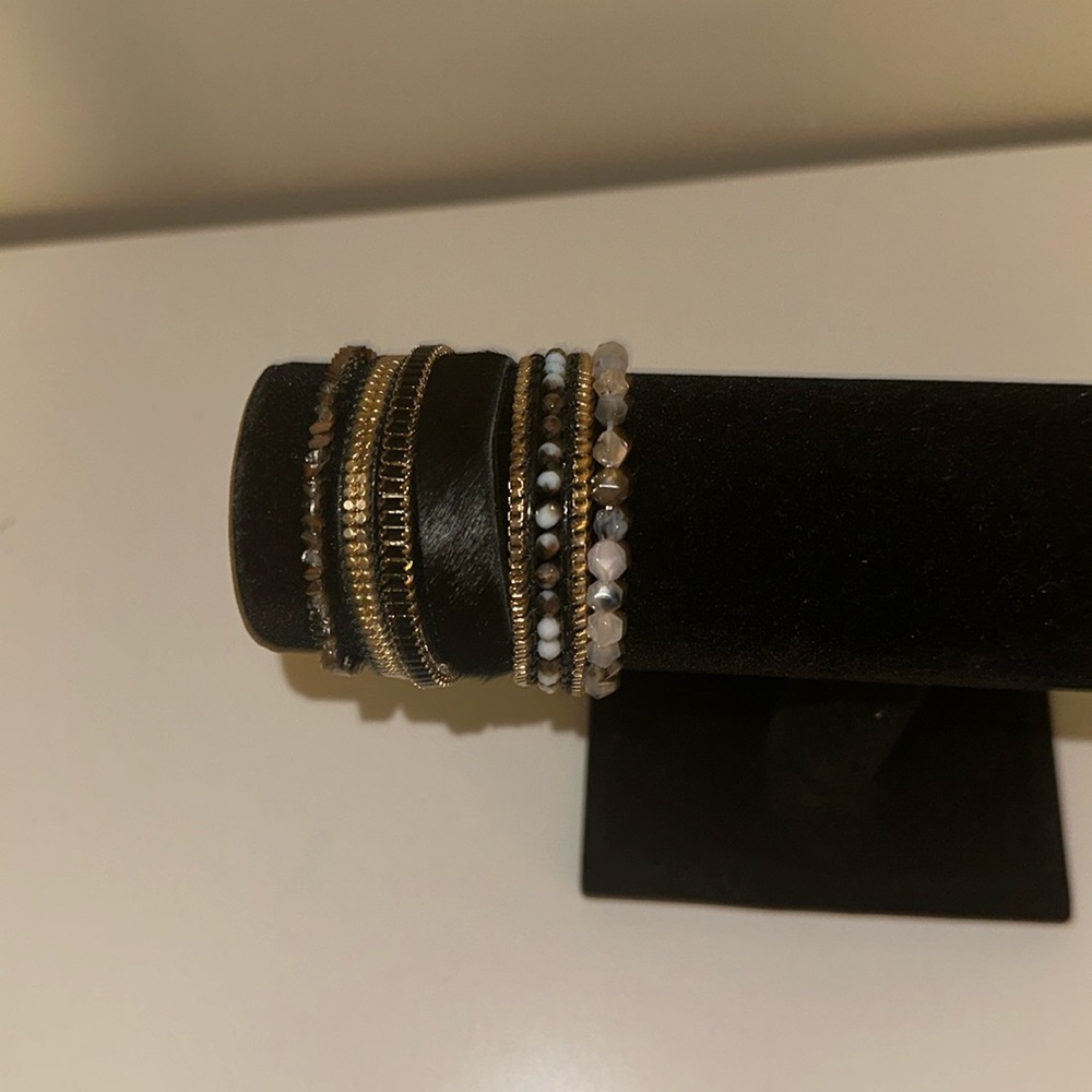 Victoria Emerson magnetic bracelet stack